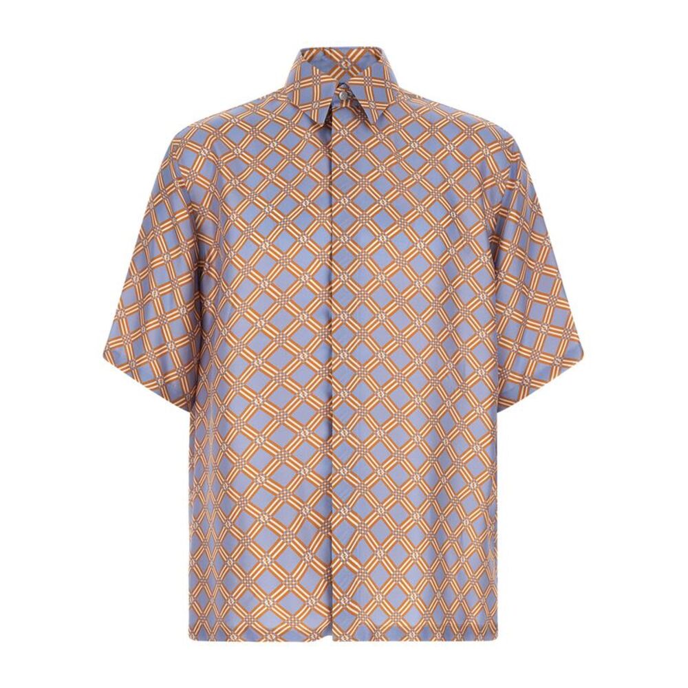 Fendi Multicolor Silk Men's Blouse